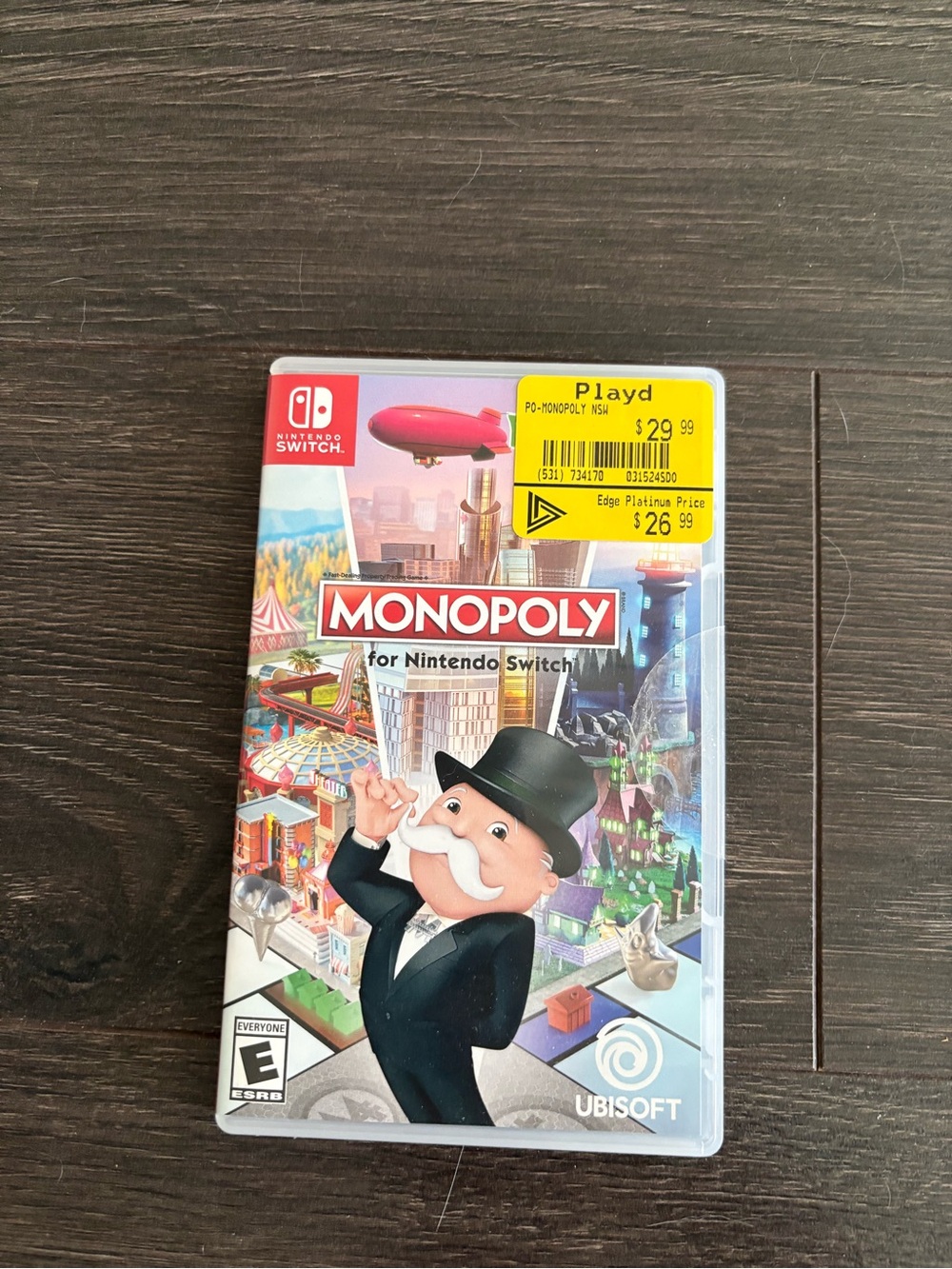 Ubisoft Monopoly for Nintendo Switch Physical Game Card with Box